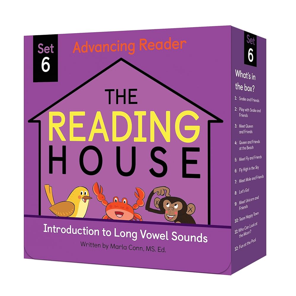 The Reading House Set 6: Introduction to Long Vowel Sounds cover image