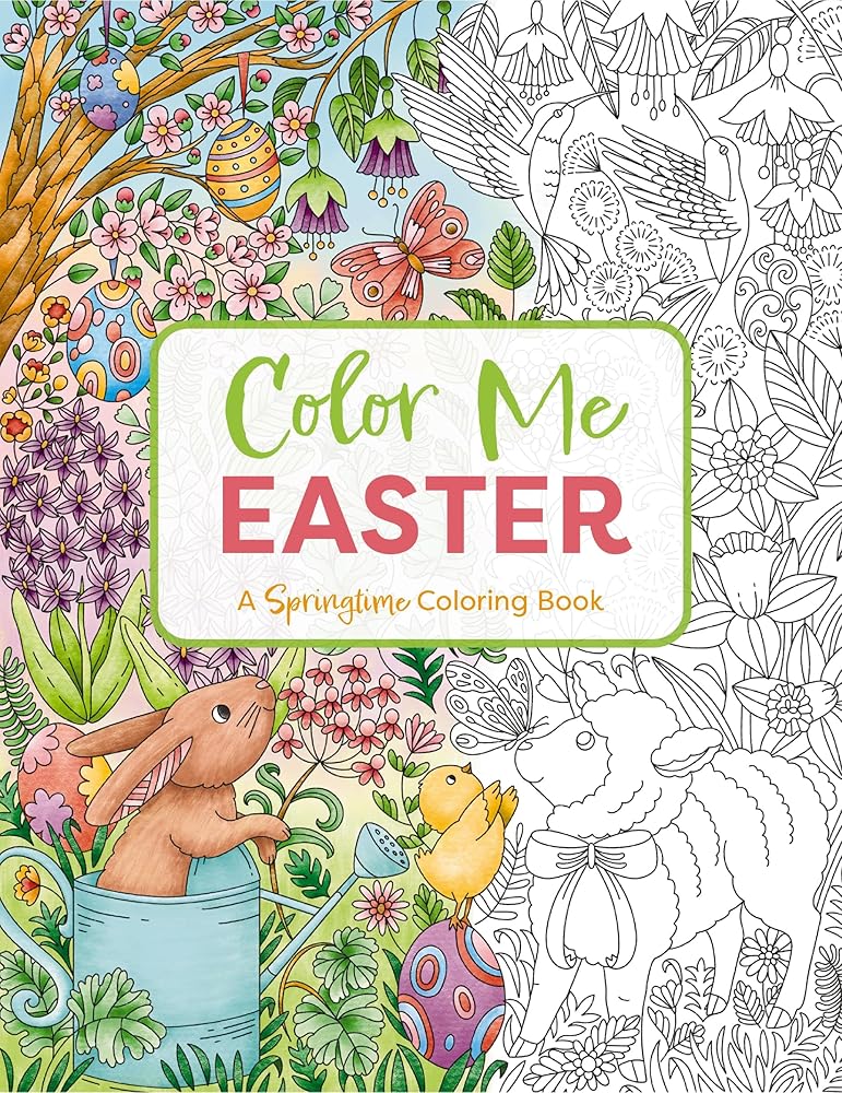 Color Me Easter: An Adorable Springtime Coloring Book cover image