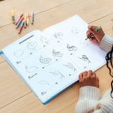 Learn to Draw Under the Sea with Stickers